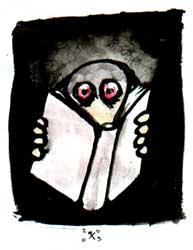 Ilustraci&oacute;n de Ivan Triay para "El mal de Q." , de Antonio Tello.