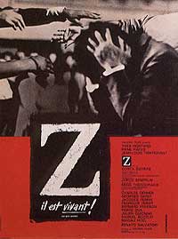 Cartel de la pel&iacute;cula Z, de Costa-Gavras