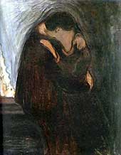 El Beso, de Edvard Munch.