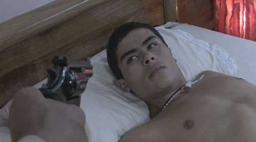 La Virgen de los Sicarios, fotograma.