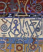 Lienzo de Lilia Luj&aacute;n.