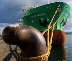 Amarrado, obra de Luis Eugenio Ferreiro, segundo premio.