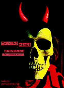 Cartel de Talkin' heads en BCN 31 de marzo 18,00h. Sala El LLantiol