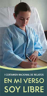 Cartel del I Certamen Literario de Relatos En mi verso soy libre