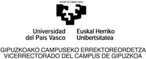 Logo del Campus de Gipuzkoa de la UPV/EHU